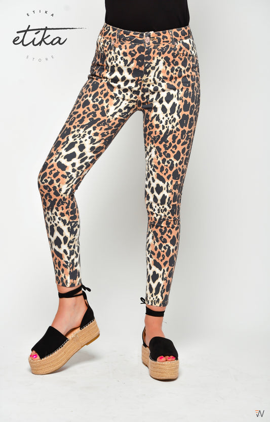 Natalia - Leopard print pants